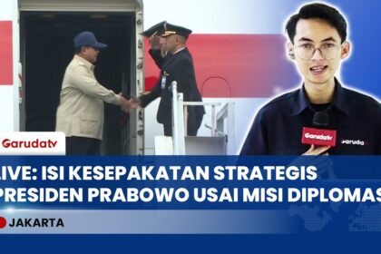 Misi Diplomasi Rusia dan Prancis Rampung: Presiden Prabowo Tiba di Tanah Air