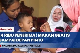 DOOR TO DOOR! 14 Ribu Ibu & Balita Kaltim Diserbu Makan Bergizi Gratis, Stunting Auto Lewat!