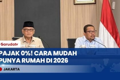 KABAR GEMBIRA! Program 3 Juta Rumah Prabowo Kasih Karpet Merah Buat Rakyat, Pajak 0%!