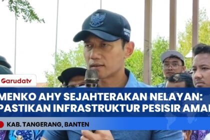 Transformasi Pesisir: Menko AHY Tinjau Revitalisasi Kampung Nelayan di Tanjung Kait