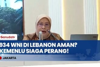 NASIB 934 WNI DI LEBANON! Kemenlu Buka Suara Soal Dampak Perang Israel-Hizbullah, Aman Kah?
