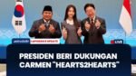 Presiden Prabowo Beri Dukungan untuk Carmen "Hearts2Hearts" di Korea Selatan | LAPORAN 8 UPDATE