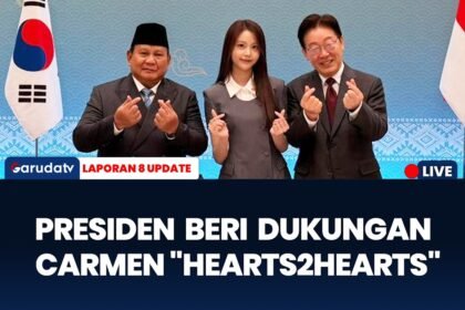 Presiden Prabowo Beri Dukungan untuk Carmen "Hearts2Hearts" di Korea Selatan | LAPORAN 8 UPDATE