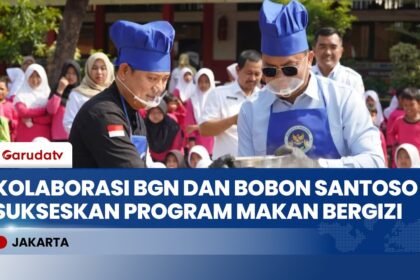 Masak Besar: Badan Gizi Nasional dan Bobon Santoso Sajikan 1.100 Porsi Makan Bergizi Gratis