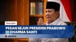 Sejuk! Pesan Presiden Prabowo di Dharma Santi 2026: Perkuat Persatuan dan Harmoni Bangsa