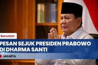 Sejuk! Pesan Presiden Prabowo di Dharma Santi 2026: Perkuat Persatuan dan Harmoni Bangsa