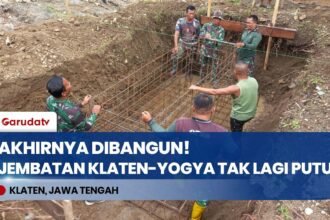 3 TAHUN TERPUTUS! Presiden Prabowo Bangun Kembali Jembatan Klaten-Yogya yang Hanyut, Warga Haru!