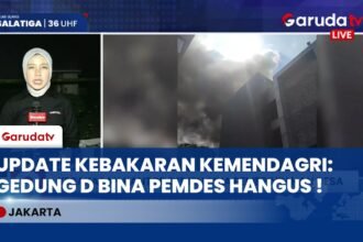 Gedung Ditjen Bina Pemdes Kemendagri Terbakar: Gedung D Bina Pemdes Hangus !