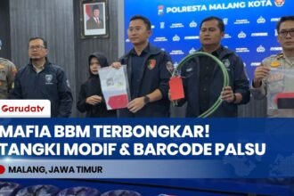 MODUS LICIK! Polisi Bongkar Mafia BBM Subsidi di Malang, Tangki Modif Sampai Main Barcode!