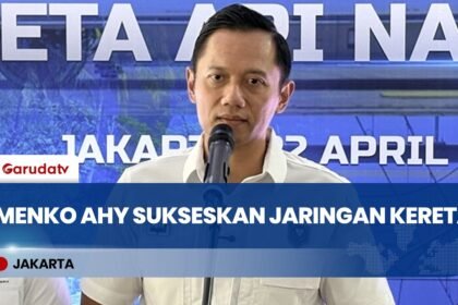 Menko AHY Targetkan Sukseskan Jaringan Kereta Api Trans Sumatra hingga Sulawesi