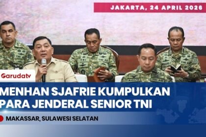 FORUM JENDERAL! Menhan Sjafrie Sjamsoeddin Kumpulkan Purnawirawan Tinggi TNI di Kemhan!
