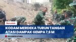 Reaksi Cepat Prajurit TNI Tangani Dampak Gempa Magnitudo 7,6 di Sulawesi Utara