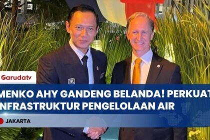 Menko AHY Ajak Belanda Perkuat Kolaborasi Pengelolaan Air, Fokus Proteksi Pesisir Utara Jawa