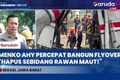 Putus Jalur Rawan Maut, Menko AHY Percepat Pembangunan Flyover dan Hapus Lintasan Sebidang