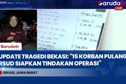 Update Tragedi Bekasi: 15 Korban Pulang, RSUD Bekasi Siapkan Ruang Operasi bagi Luka Serius