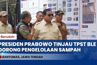 Kunjungi Banyumas, Presiden Prabowo Tinjau TPST BLE sebagai Model Nasional Pengelolaan Sampah
