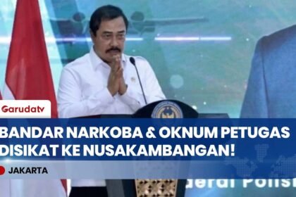 GAK MAIN-MAIN! Menteri Agus Andrianto Pindahkan 2.254 Bandar Narkoba ke Nusakambangan!