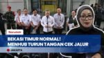 AKHIRNYA NORMAL! Menhub Cek Langsung Jalur Stasiun Bekasi Timur, Commuter Line Sudah Bisa Lewat!