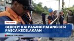 Gerak Cepat! KAI Pasang Palang Besi di Perlintasan Ampera Bekasi Pasca Tragedi Tabrakan Kereta