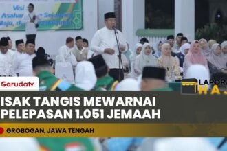 Tangis Haru Pecah di Grobogan! Pelepasan 1.051 Jemaah Haji Menuju Embarkasi Donohudan