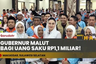 Gubernur Malut Sherly Tjoanda Beri Uang Saku Rp1,1 Miliar untuk Jemaah Haji Maluku Utara