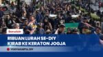 JOGJA MEMUTIH! Ribuan Lurah Kirab Sowan ke Keraton, Rayakan HUT ke-80 Sultan HB X!