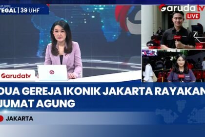 Ribuan Umat Ikuti Ibadah Jumat Agung di GPIB Immanuel dan Gereja Katedral Jakarta