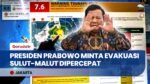 Presiden Prabowo Minta Penyelamatan Warga Jadi Prioritas Utama Pasca Gempa 7,6 M