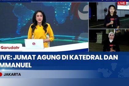 LIVE REPORT: Suasana Khidmat Ibadah Jumat Agung di Gereja Katedral dan GPIB Immanuel Jakarta