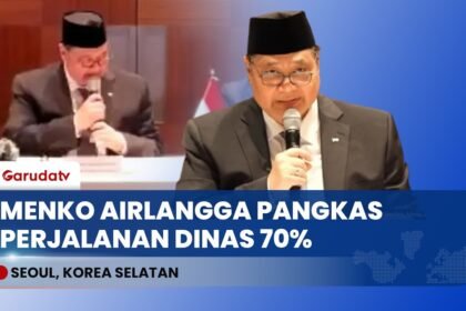 Menko Airlangga Batasi Kendaraan Dinas 50% dan Berlakukan WFH ASN