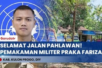 PAHLAWAN PULANG! Jenazah Praka Farizal, Pasukan PBB yang Gugur di Lebanon Tiba di Indonesia