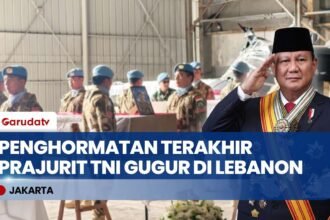 ISAK TANGIS PELEPASAN! Presiden Prabowo Pimpin Upacara 3 Jenazah Prajurit TNI yang Gugur di Lebanon
