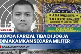 PULANG KE JOGJA! Jenazah Kopda Farizal, Prajurit TNI yang Gugur di Lebanon Dimakamkan Secara Militer