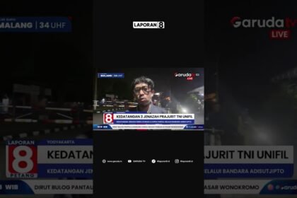 LIVE REPORT! Suasana Bandara Adisutjipto Sambut Kepulangan 2 Jenazah Prajurit TNI Lebanon
