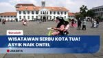 Kota Tua Jakarta Membludak! Wisatawan Serbu Sepeda Ontel di Hari Terakhir Libur Paskah