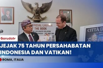 75 Tahun Persahabatan! Peluncuran Buku "Bersama Mengarungi Zaman" RI-Vatikan di Roma