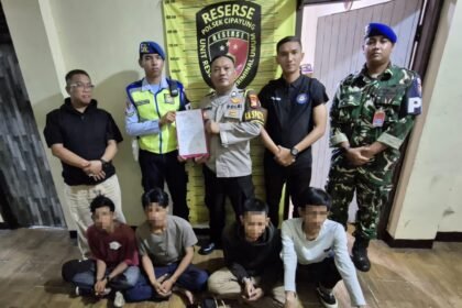 Satpom Lanud Halim Perdanakusuma Ringkus 4 Pelaku Transaksi Obat Keras Ilegal