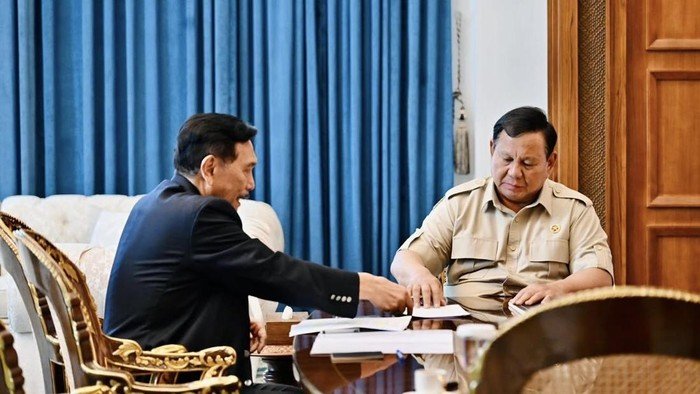 Presiden Prabowo - Luhut Bertemu Empat Mata di Istana, Bahas Apa?