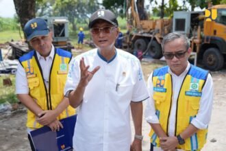 Dukung Swasembada Pangan, Menteri Dody Tinjau Pembangunan Sumur Bor di Nganjuk