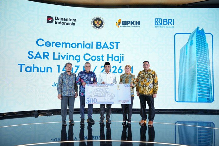BRI kembali dipercaya salurkan living cost haji 2026 sebesar SAR 152,49 juta untuk jemaah Indonesia.