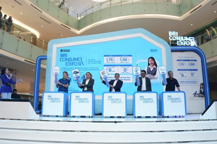 BRI Consumer Expo 2026 Hadir di Surabaya, Solusi Lengkap Hunian, Kendaraan, hingga Liburan dalam Satu Event 2 BRI Consumer Expo 2026 Hadir di Surabaya, Solusi Lengkap Hunian, Kendaraan, hingga Liburan dalam Satu Event