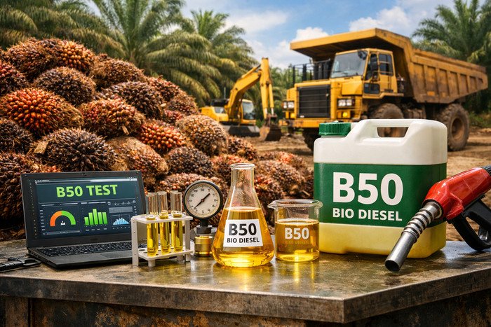 Uji coba B50 menunjukkan hasil stabil dan memperkuat langkah Indonesia menuju swasembada energi 2026.