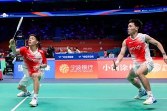 Hasil lengkap ganda putra Indonesia di BAC 2026 menghadirkan drama, dari kekalahan tipis Raymond/Nikolaus hingga kemenangan meyakinkan Fajar/Fikri yang membuka asa di babak berikutnya.