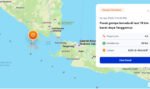 Gempa magnitudo 4,5 mengguncang laut barat daya Tanggamus dan terasa hingga Bengkunat.