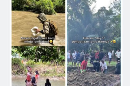 Perjuangan siswa SD di pedalaman Sulteng akhirnya terjawab dengan pembangunan jembatan aman.
