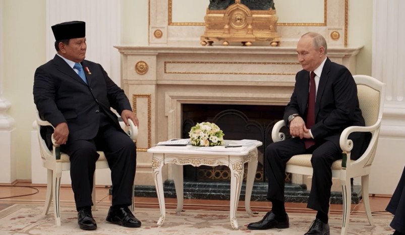Prabowo dan Putin bahas percepatan kerja sama strategis Indonesia–Rusia di Kremlin.