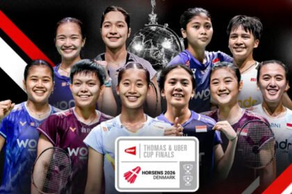 Laga krusial Tim Indonesia di Thomas-Uber Cup 2026 menentukan langkah ke babak berikutnya.