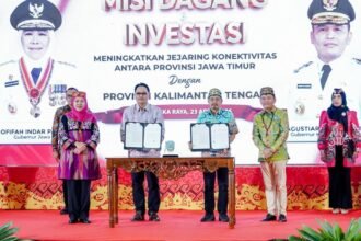 Misi dagang Jawa Timur dan Kalimantan Tengah memperkuat kerja sama ekonomi strategis berbasis pangan dan investasi daerah.