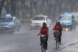BMKG Prediksi Hujan Ringan Guyur Sejumlah Wilayah Jakarta Sore hingga Malam Ini