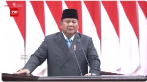 Di Depan DPR, Prabowo Sebut Konflik Dunia Mulai Pengaruhi Indonesia